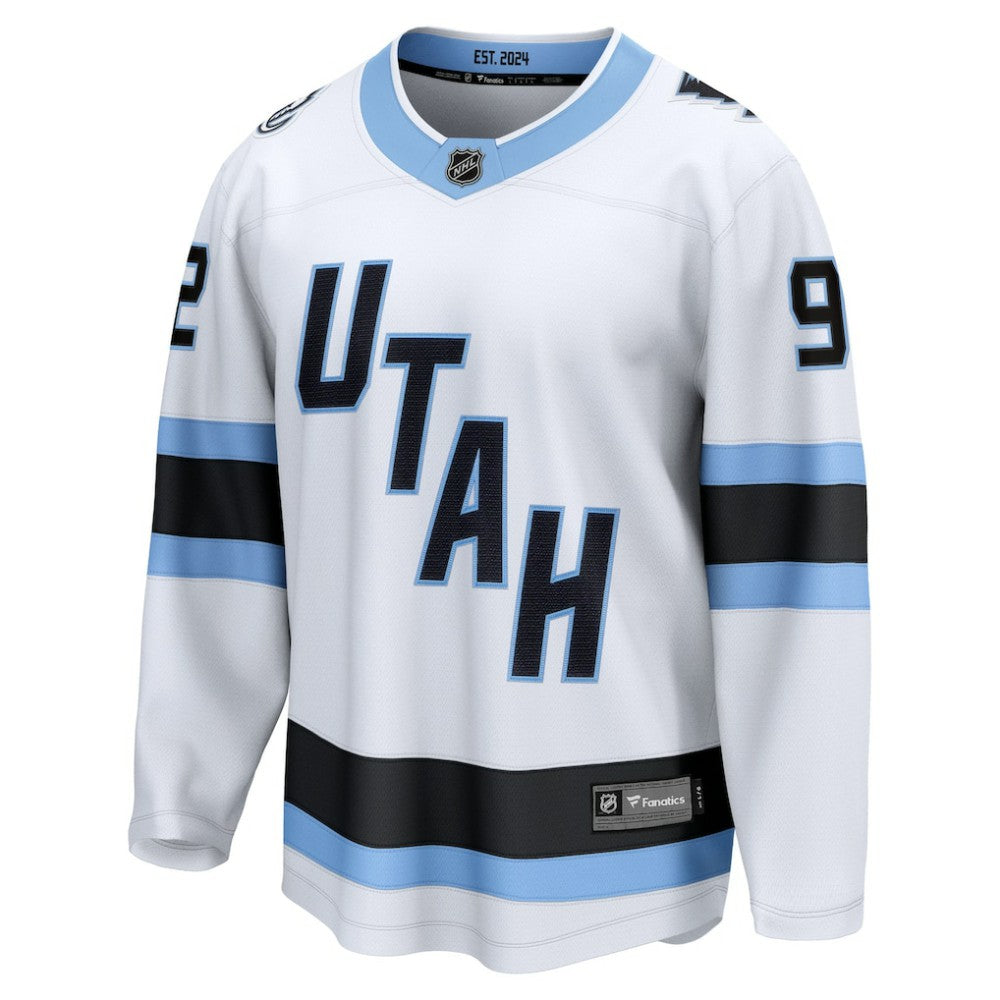 Logan Cooley Utah Mammoth Fanatics Away Breakaway Player Jersey