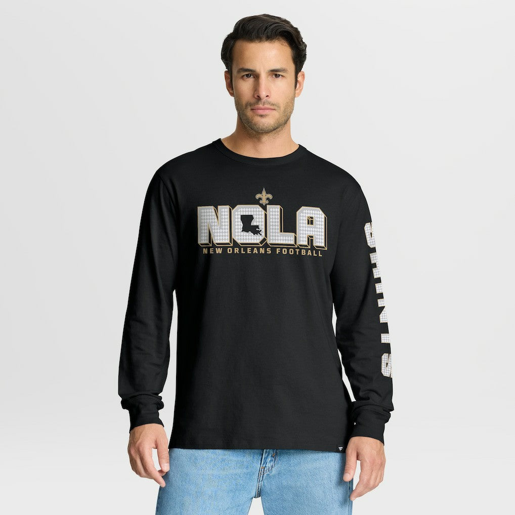 NFL New Orleans Saints Hometown Sweep Legacy Long Sleeve T-Shirt
