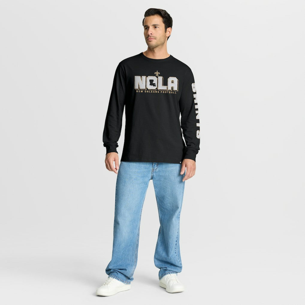 NFL New Orleans Saints Hometown Sweep Legacy Long Sleeve T-Shirt