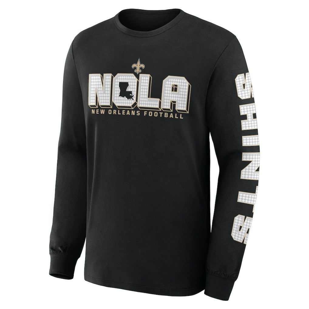 NFL New Orleans Saints Hometown Sweep Legacy Long Sleeve T-Shirt