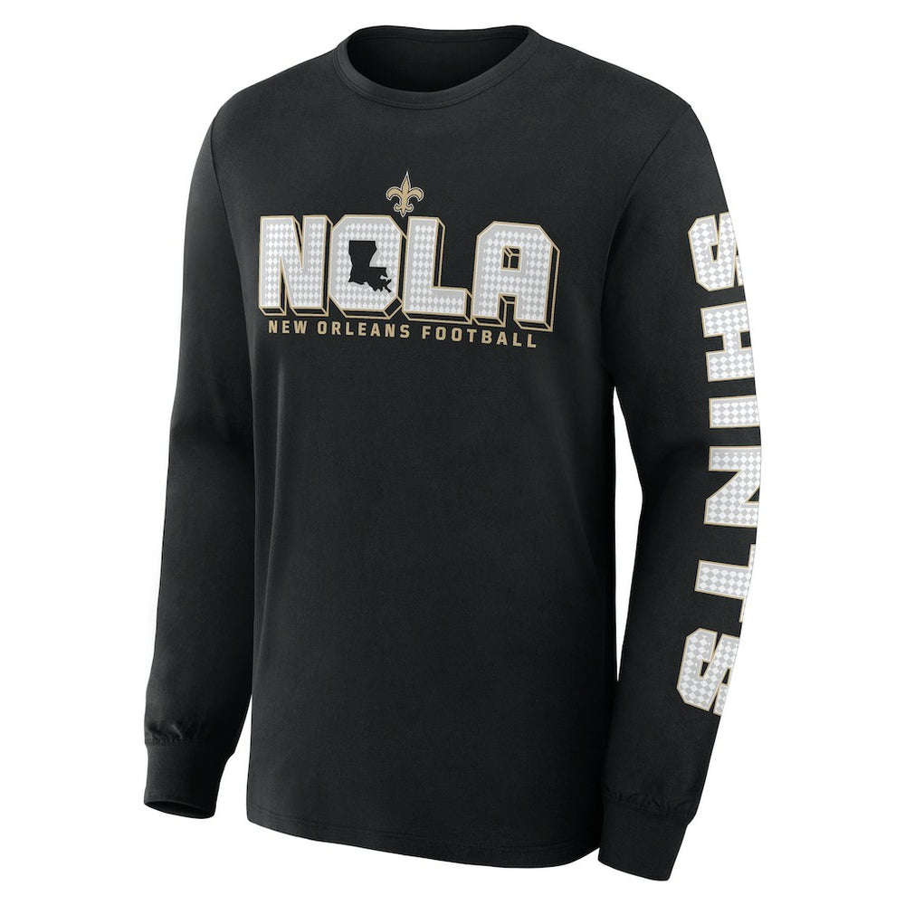 NFL New Orleans Saints Hometown Sweep Legacy Long Sleeve T-Shirt