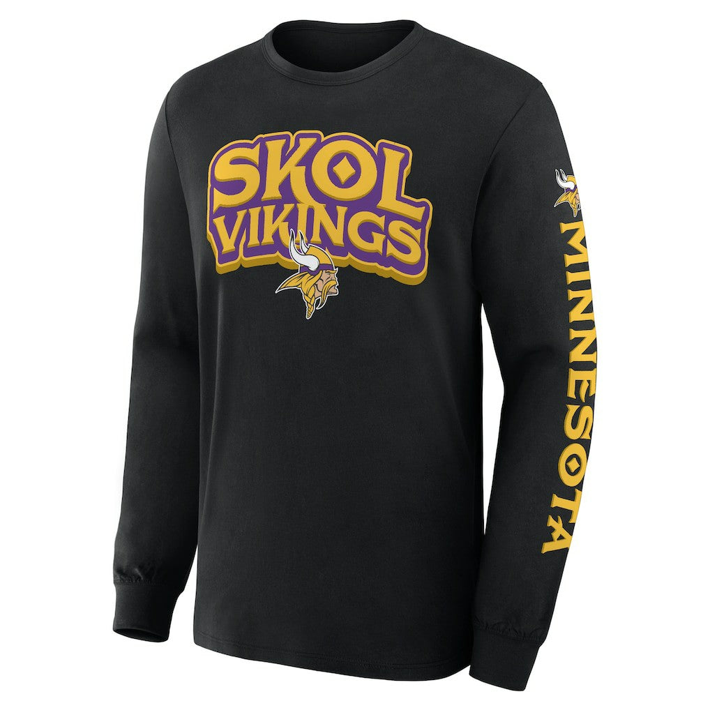 NFL Minnesota Vikings Hometown Sweep Legacy Long Sleeve T-Shirt