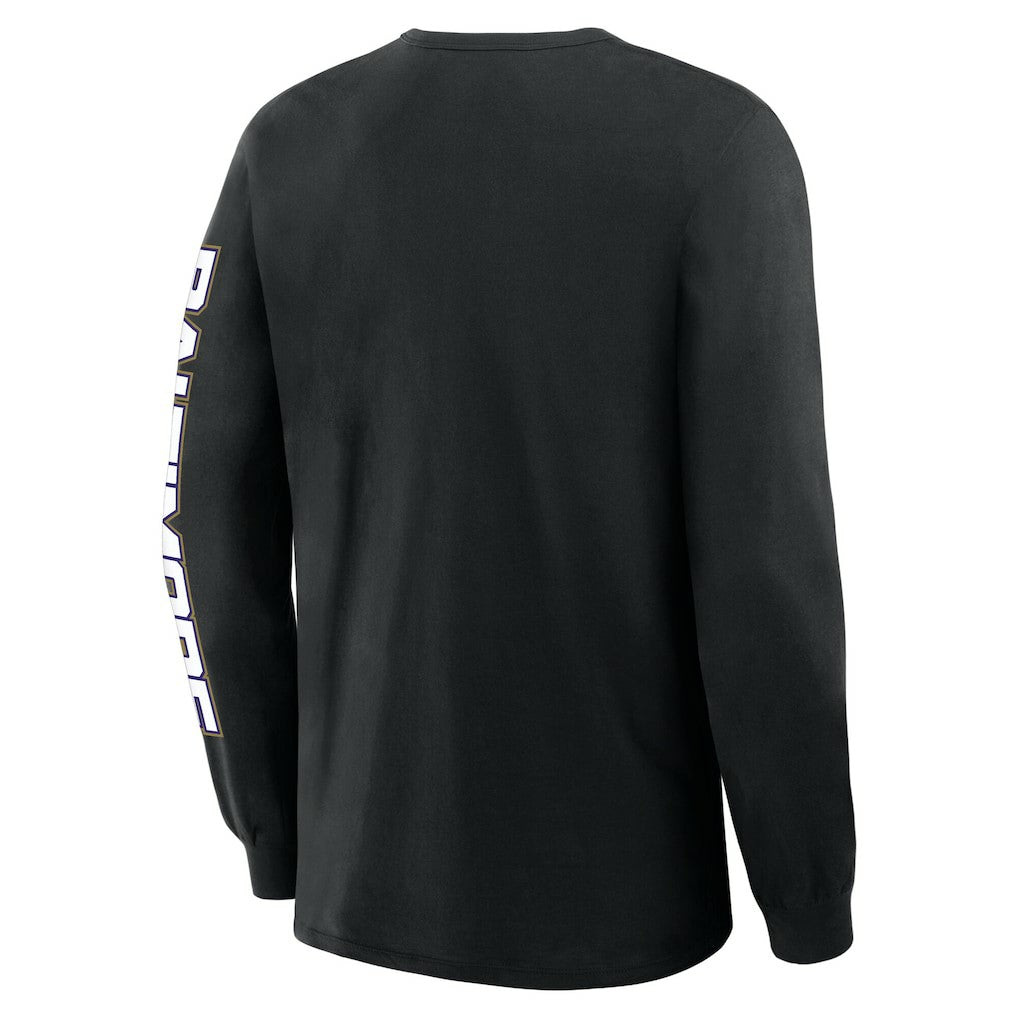 NFL Baltimore Ravens Hometown Sweep Legacy Long Sleeve T-Shirt