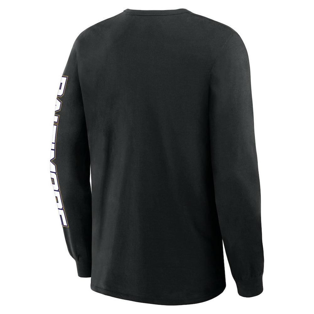 NFL Baltimore Ravens Hometown Sweep Legacy Long Sleeve T-Shirt