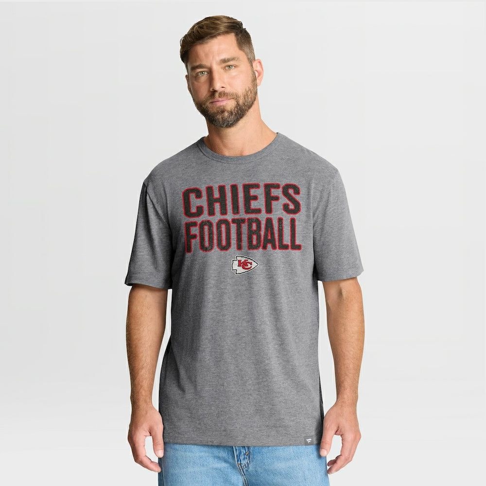 NFL Kansas City Chiefs First Down Tribute Tri-Blend T-Shirt
