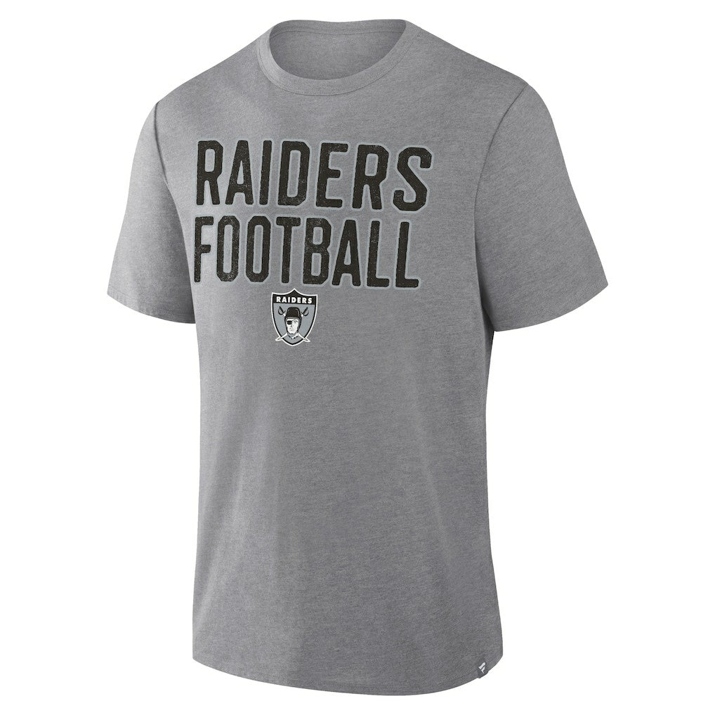 NFL Las Vegas Raiders First Down Tribute Tri-Blend T-Shirt