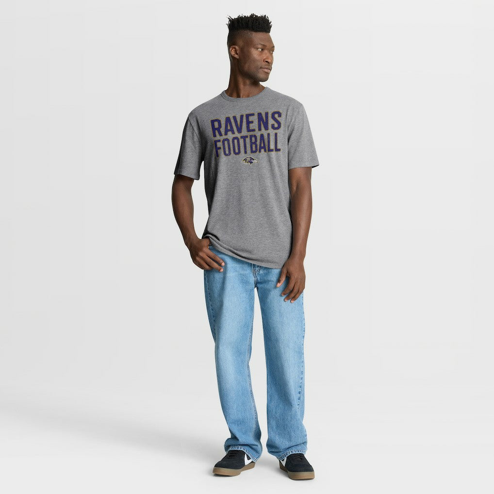 NFL Baltimore Ravens First Down Tribute Tri-Blend T-Shirt