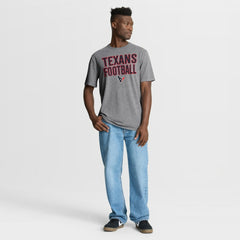NFL Houston Texans First Down Tribute Tri-Blend T-Shirt