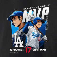 Shohei Ohtani Los Angeles Dodgers 2024 National League MVP Exclusive Anime T-Shirt - Black
