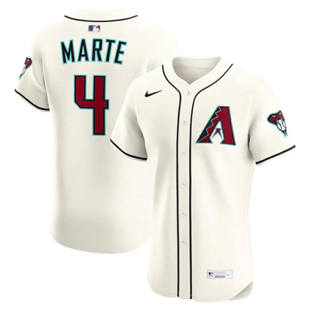 Ketel Marte Arizona Diamondbacks Home Elite Jersey - Cream | Nike