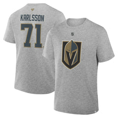 William Karlsson Vegas Golden Knights Fanatics Authentic Stack Name & Number T-Shirt