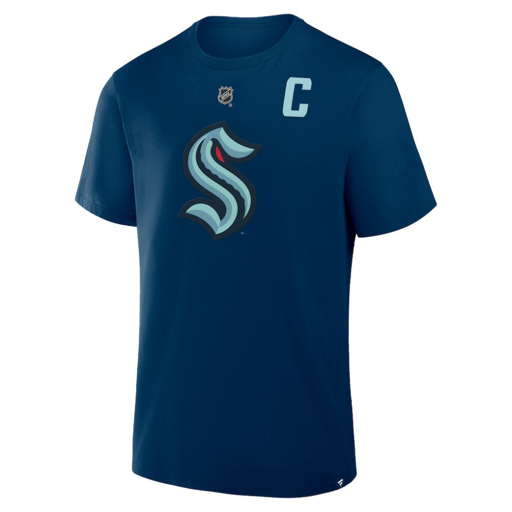 Jordan Eberle Seattle Kraken Fanatics Authentic Stack Name & Number T-Shirt