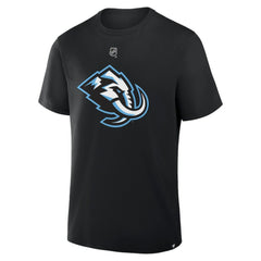 Logan Cooley Utah Mammoth Fanatics Authentic Stack Name & Number T-Shirt