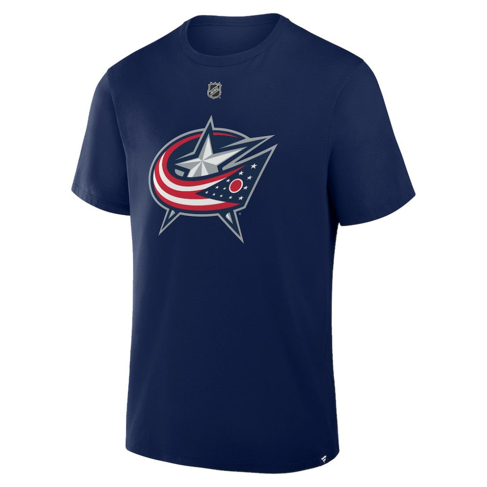 Adam Fantilli Columbus Blue Jackets Fanatics Authentic Stack Name & Number T-Shirt