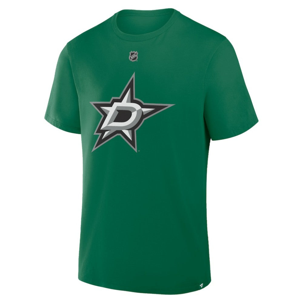 Jake Oettinger Dallas Stars Fanatics Authentic Stack Name & Number T-Shirt