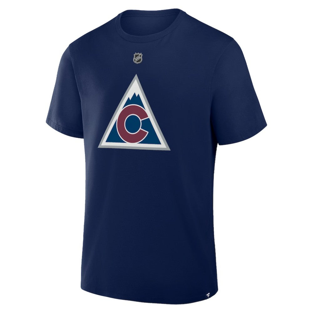 Cale Makar Colorado Avalanche Fanatics Authentic Stack Name & Number T-Shirt