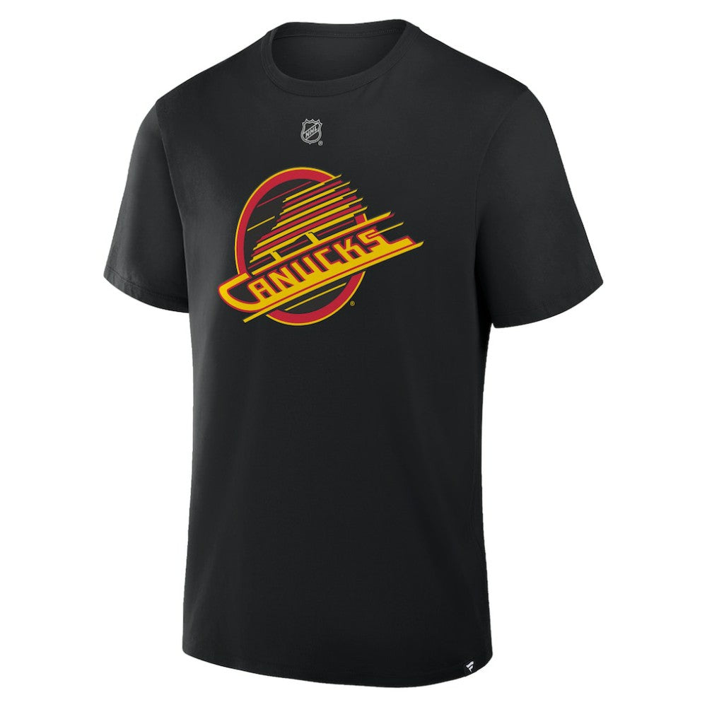 Elias Pettersson Vancouver Canucks Fanatics Authentic Stack Name & Number T-Shirt
