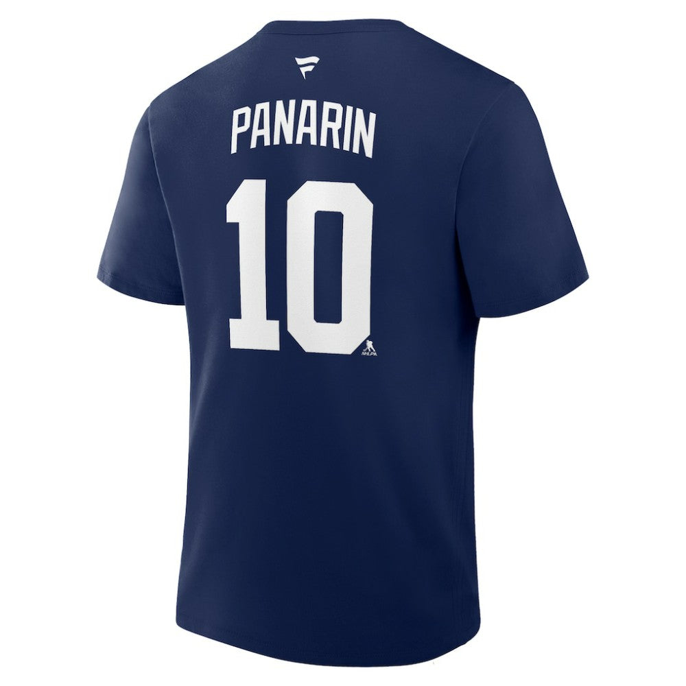 Artemi Panarin New York Rangers Fanatics Authentic Stack Name & Number T-Shirt