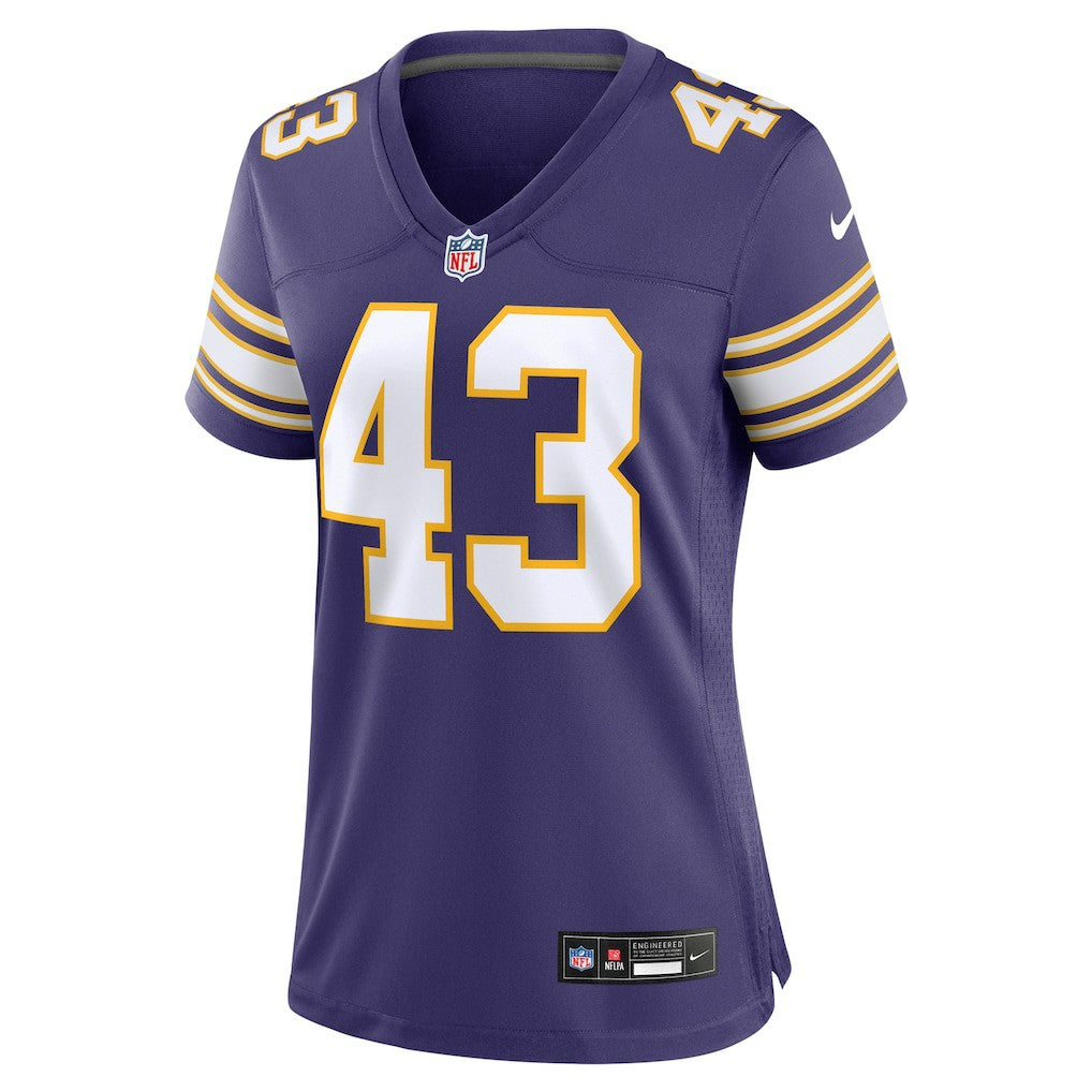 NFL Minnesota Vikings Andrew Van Ginkel  Women's Alternate Game Jersey