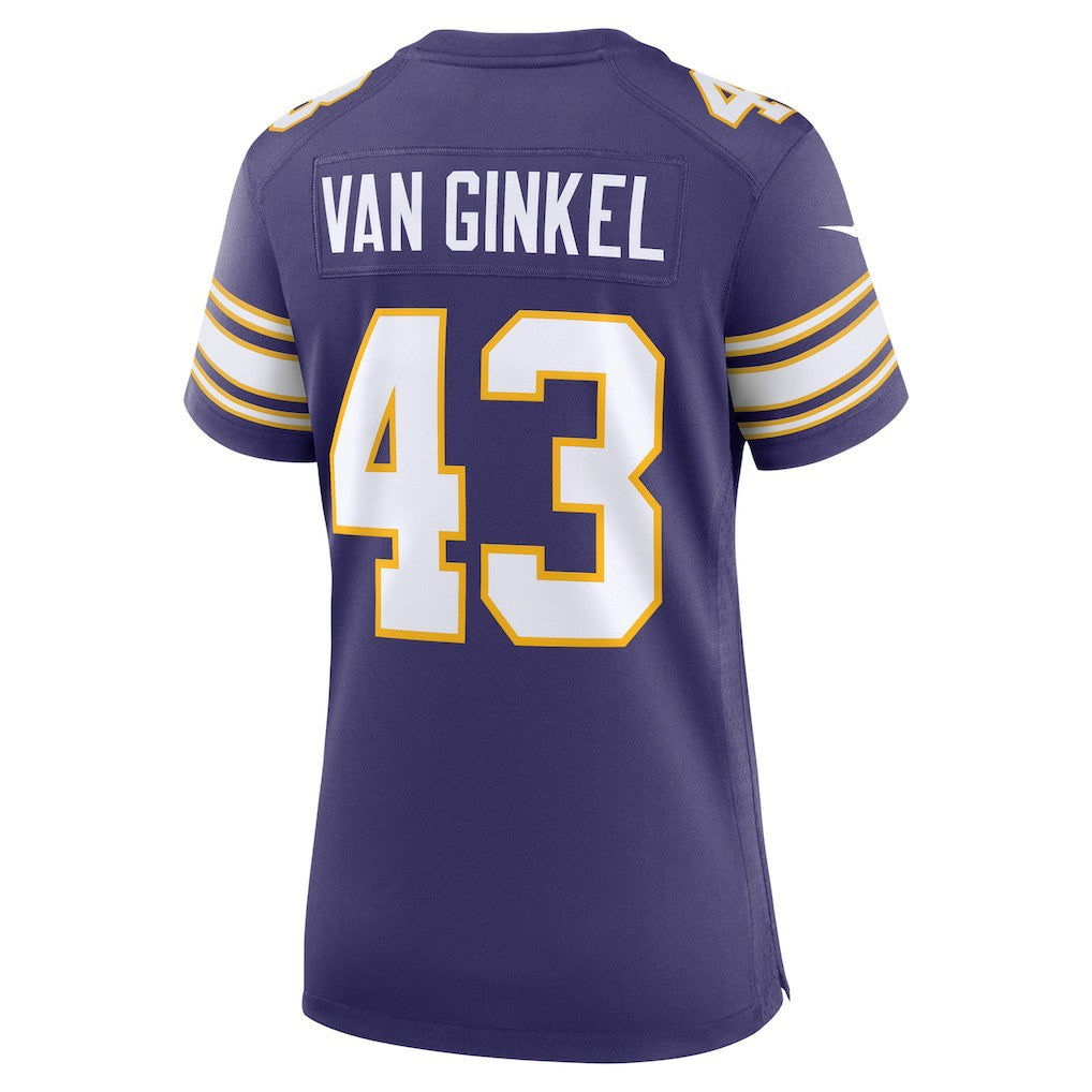 NFL Minnesota Vikings Andrew Van Ginkel  Women's Alternate Game Jersey