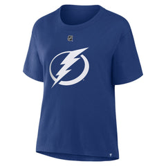 Nikita Kucherov Tampa Bay Lightning Fanatics Women's Authentic Stack Name & Number T-Shirt