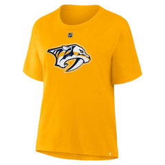 Filip Forsberg Nashville Predators Fanatics Women's Authentic Stack Name & Number T-Shirt