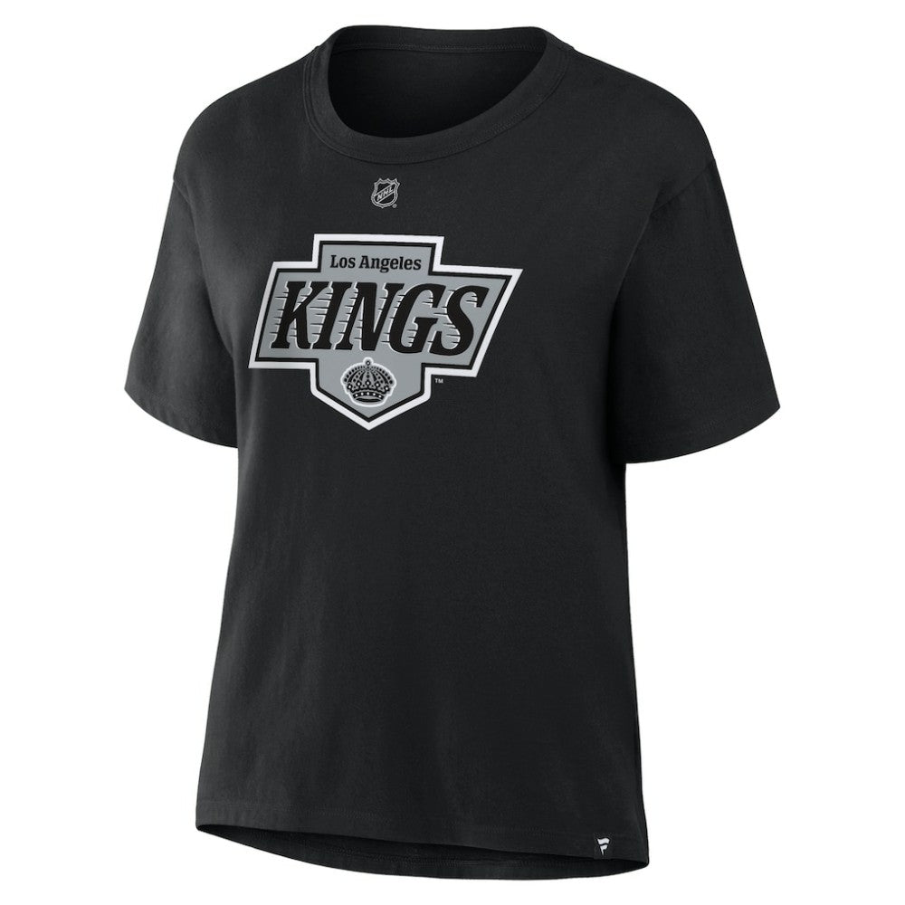 Drew Doughty Los Angeles Kings Fanatics Women's Authentic Stack Name & Number T-Shirt
