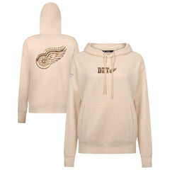 Detroit Red Wings Levelwear Women's Desert Camo Adorn Battalion Pullover Hoodie