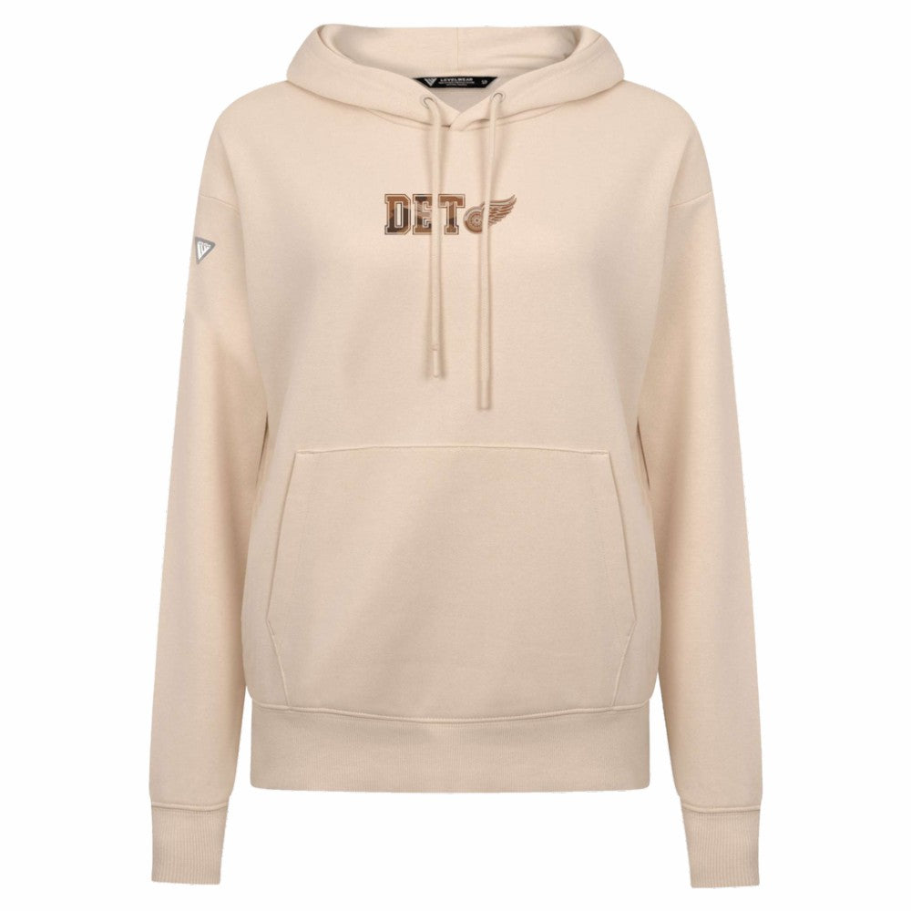 Detroit Red Wings Levelwear Women's Desert Camo Adorn Battalion Pullover Hoodie