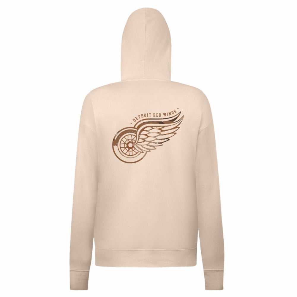Detroit Red Wings Levelwear Women's Desert Camo Adorn Battalion Pullover Hoodie
