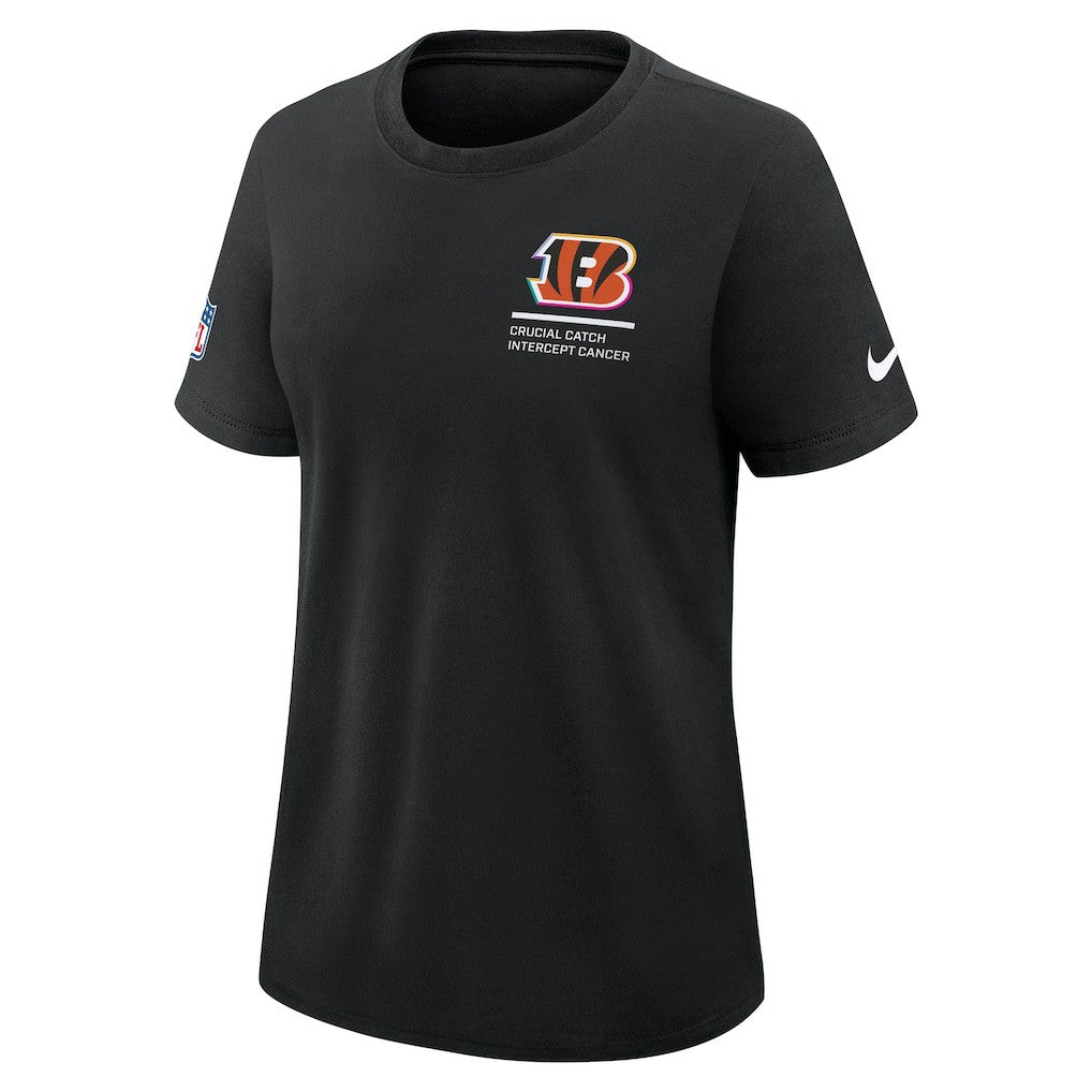 NFL Cincinnati Bengals Women's 2025 NFL Crucial Catch Tri-Blend Dri-FIT T-Shirt
