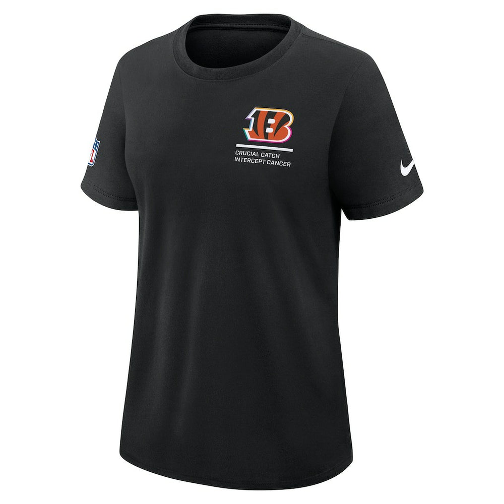 NFL Cincinnati Bengals Women's 2025 NFL Crucial Catch Tri-Blend Dri-FIT T-Shirt