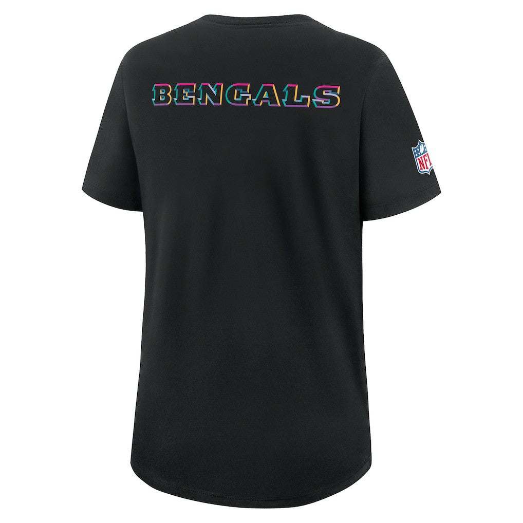 NFL Cincinnati Bengals Women's 2025 NFL Crucial Catch Tri-Blend Dri-FIT T-Shirt