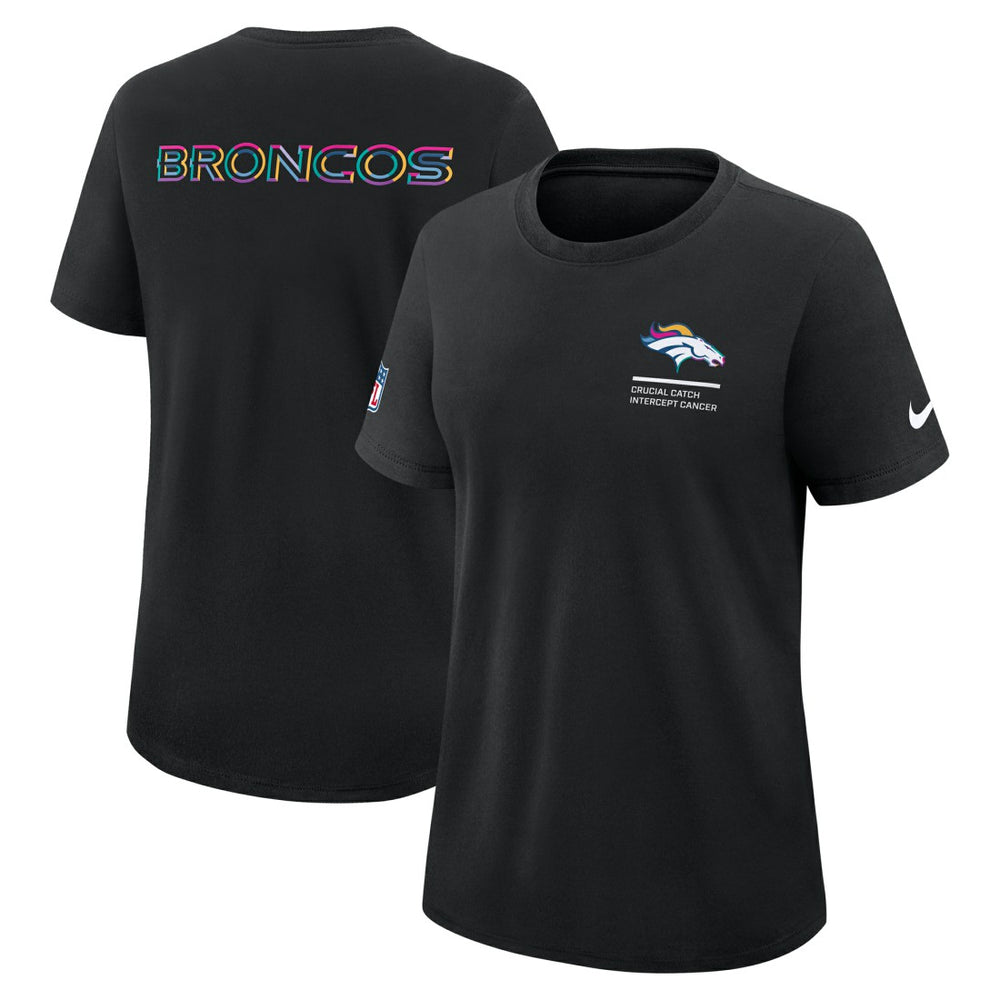 NFL Denver Broncos Women's 2025 NFL Crucial Catch Tri-Blend Dri-FIT T-Shirt