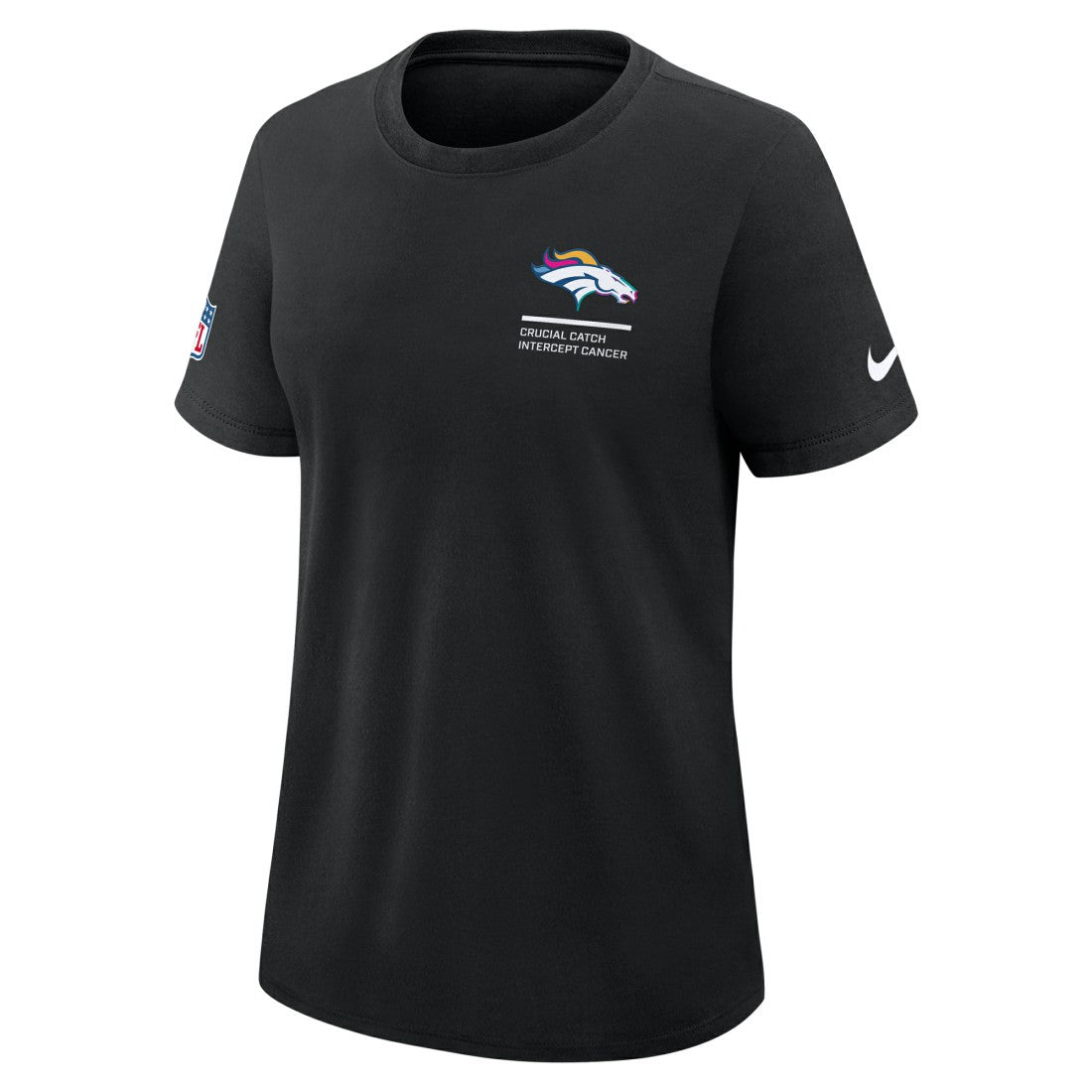 NFL Denver Broncos Women's 2025 NFL Crucial Catch Tri-Blend Dri-FIT T-Shirt