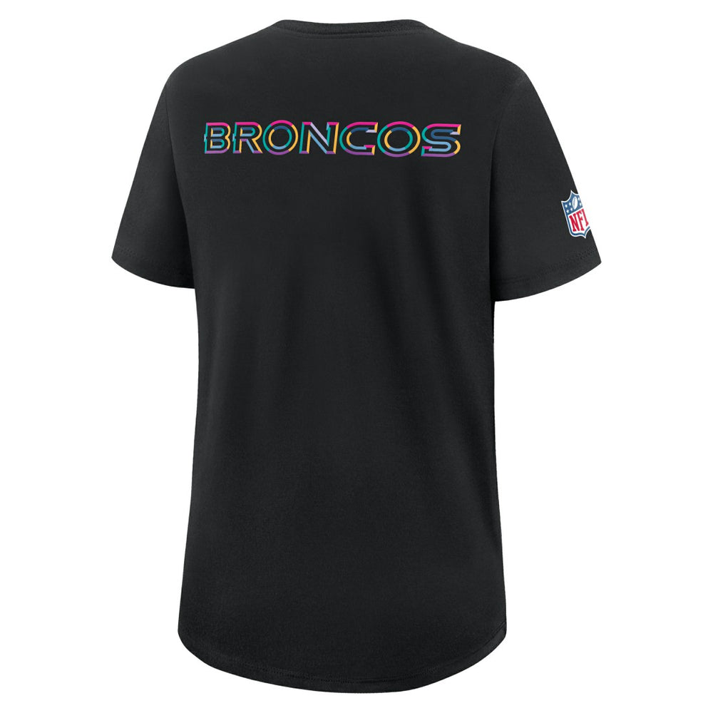 NFL Denver Broncos Women's 2025 NFL Crucial Catch Tri-Blend Dri-FIT T-Shirt