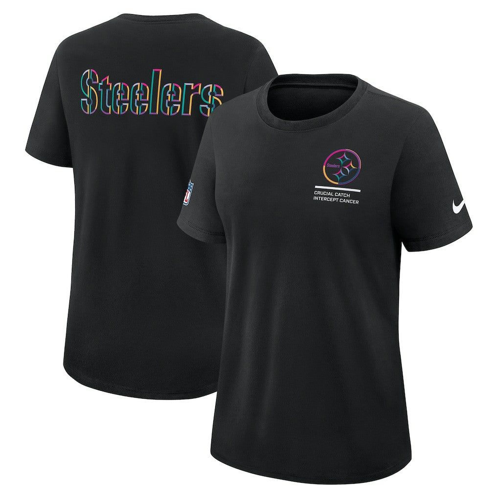 NFL Pittsburgh Steelers Women's 2025 NFL Crucial Catch Tri-Blend Dri-FIT T-Shirt