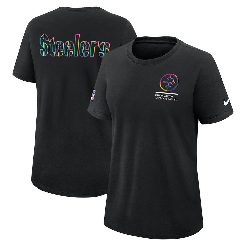 NFL Pittsburgh Steelers Women's 2025 NFL Crucial Catch Tri-Blend Dri-FIT T-Shirt