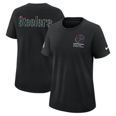 NFL Pittsburgh Steelers Women's 2025 NFL Crucial Catch Tri-Blend Dri-FIT T-Shirt