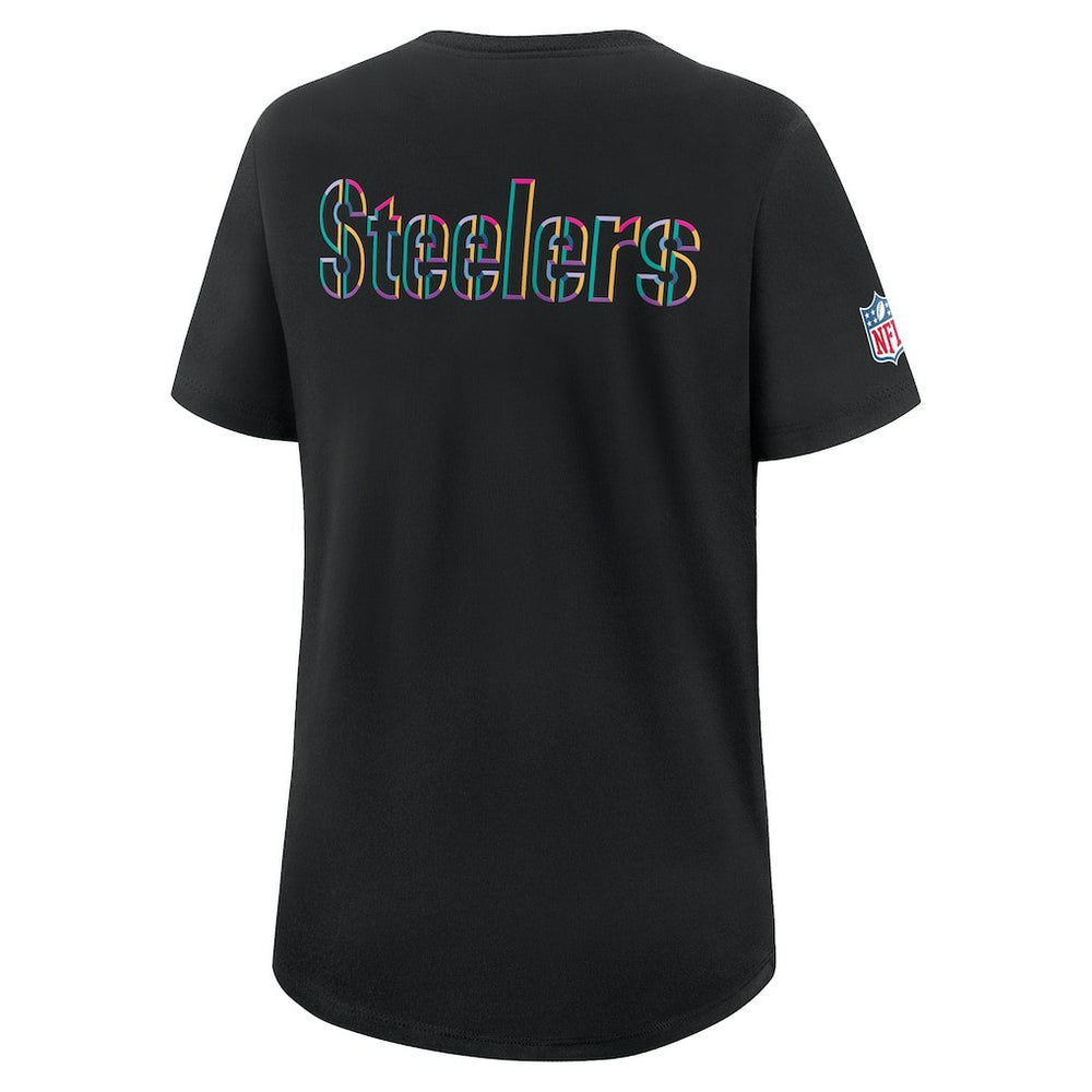 NFL Pittsburgh Steelers Women's 2025 NFL Crucial Catch Tri-Blend Dri-FIT T-Shirt