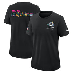 NFL Miami Dolphins Women's 2025 NFL Crucial Catch Tri-Blend Dri-FIT T-Shirt