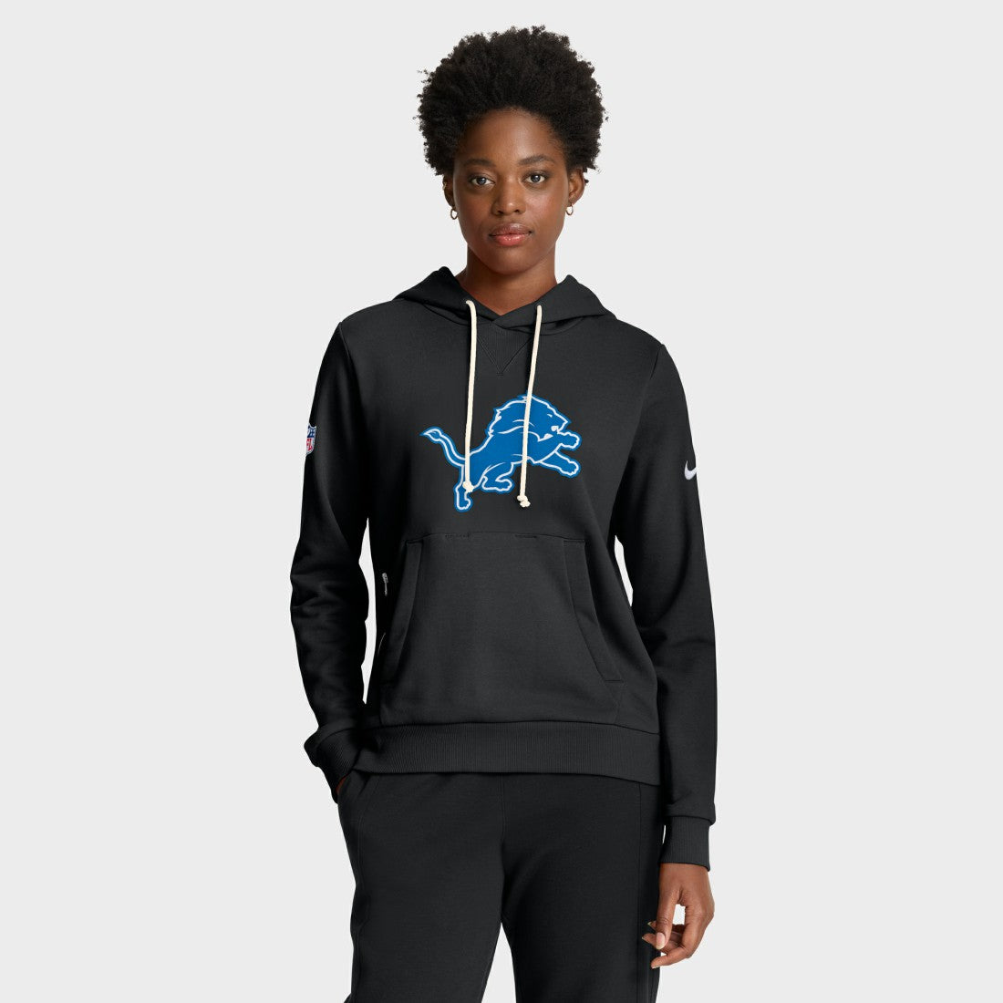 NFL Detroit Lions Women's Throwback Sideline Standard Issue Dri-FIT Hoodie