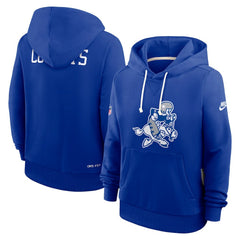 NFL Dallas Cowboys Women's Throwback Sideline Standard Issue Dri-FIT Hoodie