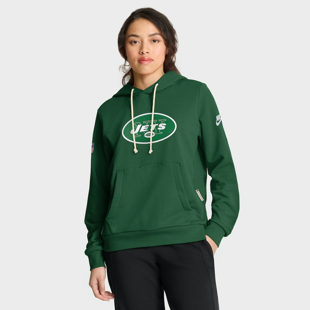 NFL New York Jets Women's Throwback Sideline Standard Issue Dri-FIT Hoodie