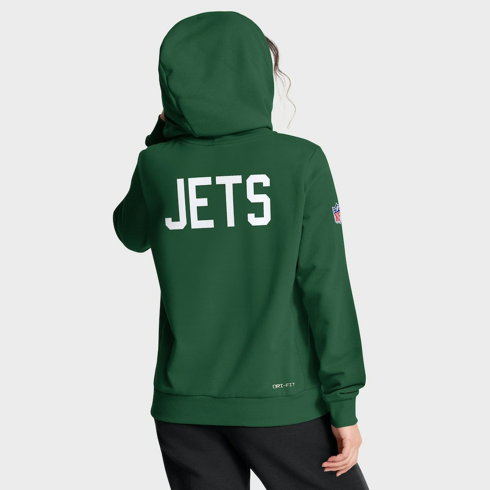 NFL New York Jets Women's Throwback Sideline Standard Issue Dri-FIT Hoodie