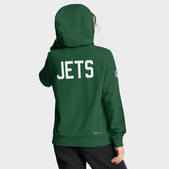 NFL New York Jets Women's Throwback Sideline Standard Issue Dri-FIT Hoodie