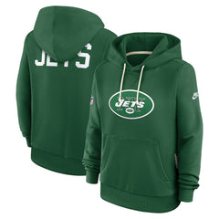 NFL New York Jets Women's Throwback Sideline Standard Issue Dri-FIT Hoodie