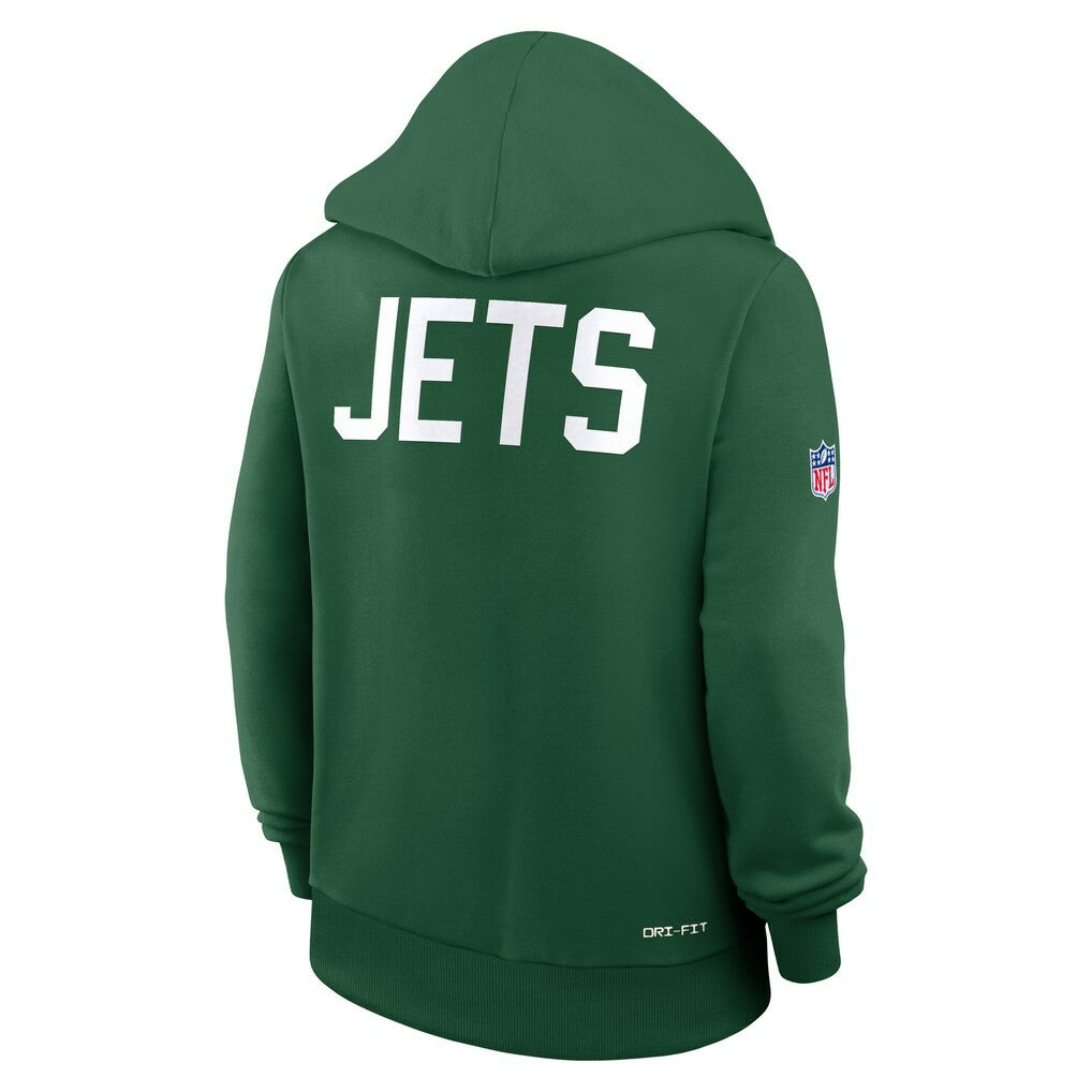 NFL New York Jets Women's Throwback Sideline Standard Issue Dri-FIT Hoodie