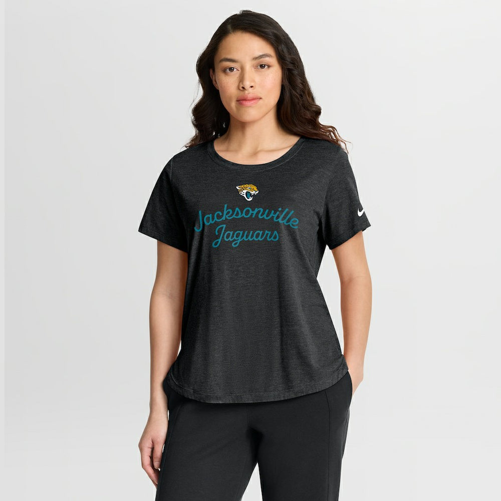 NFL Jacksonville Jaguars Women's Script Tri-Blend T-Shirt