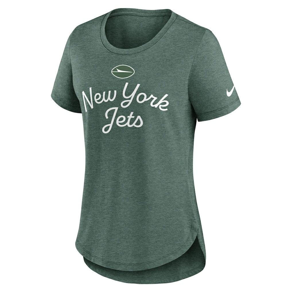 NFL New York Jets Women's Script Tri-Blend T-Shirt